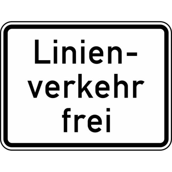 Stein HGS Linienverkehr frei Nr. 1026-32, 600 x 450 mm, Flachform 2 mm, RA1, 1026-32-211