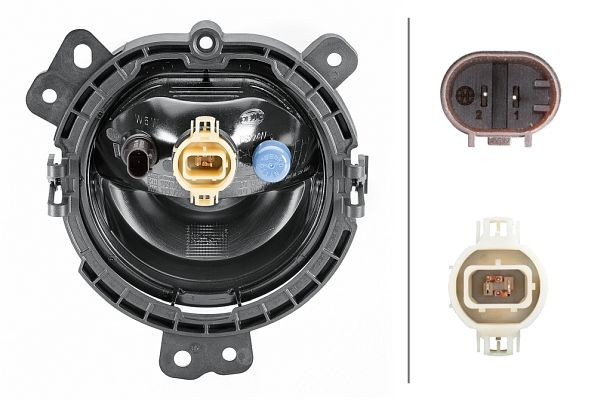 HELLA Halogen-Tagfahrleuchte, für u.a. Mini Mini Countryman (F60), ECE/SAE/CCC, rechts, 2PT 011 748-161