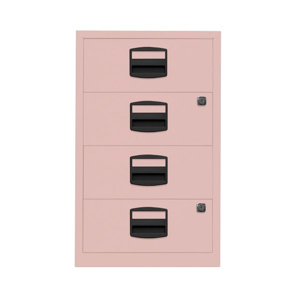 Bisley Home Beistellschrank PFA, 4 Universalschubladen, 620 pastellpink, PFA4S620