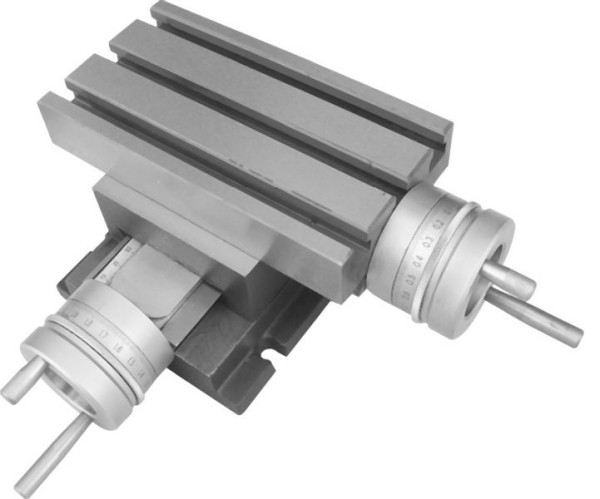 MACK Aufspannvorrichtungen, Kreuztisch KT BASIC mit 2 Achsen, 185 x 100 mm, BAS-KT2-185