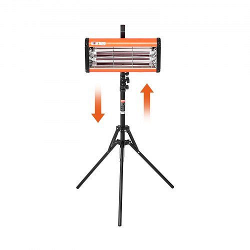 VEVOR Handheld/Stand Infrarot Farbe Aushärtung Lampe 2000W Auto Trocknen, LYSKQD2000W0THJVCV2