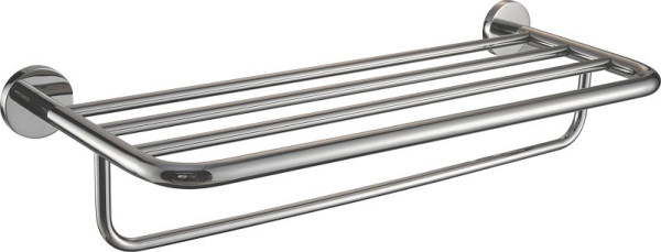 KWC Doppelhandtuchstange, FIRMUS, Edelstahl, 600x115x220 mm, AP, hgl, Regal, 2000106281