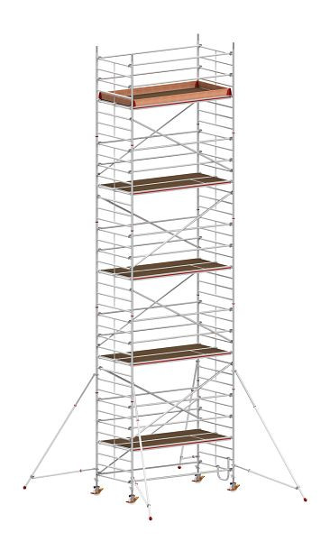 HYMER Fahrgerüst mit Ausleger, Bühnenlänge 2,95 m, Rahmenteilbreite 1,50 m, Reichhöhe 11,40 m, 837311