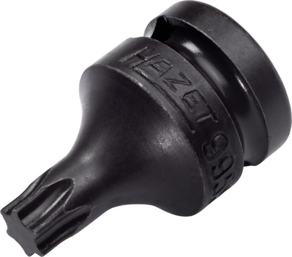 Hazet Schlag-, Maschinenschrauber Schraubendreher-Steckschlüsseleinsatz, TORX®, Vierkant hohl 12,5 mm, Innen TORX® Profil, T50, 995S-T50