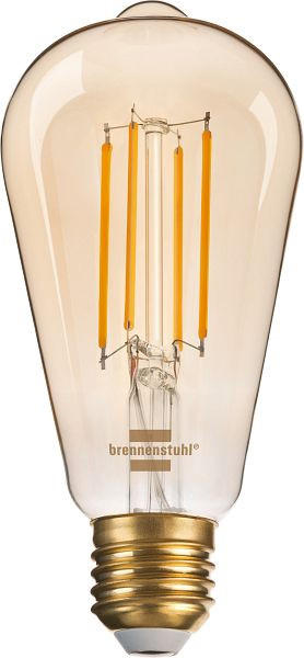 Brennenstuhl Connect WiFi Filament LED Lampe Edison E27, 470lm, 4,9W, 1294870272