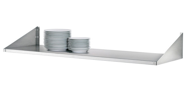 Bartscher Tellerbord 1000x300 mm, Chromnickelstahl, 363100