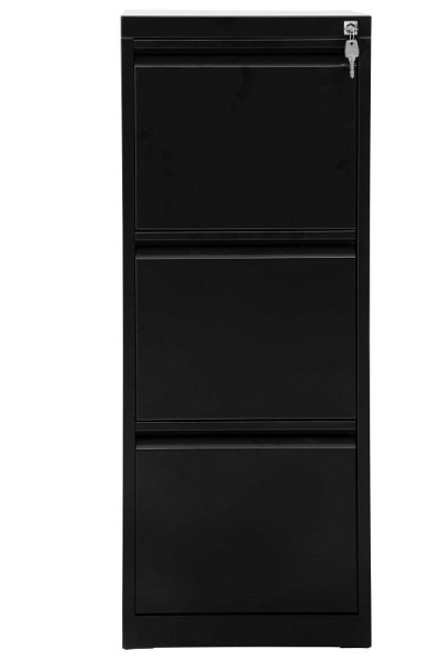 Gürkan Hängeregistraturschrank, 62 x 40 x 101 cm, Schwarz, FGC.3.(40), 100300