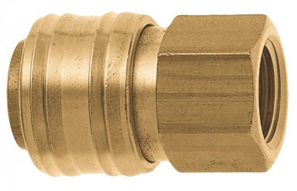 GEKA ESSK-Ventilsteckdosen, IG G 1/8" MS mit Sechskant, VE: 10 Stück, 62.1330