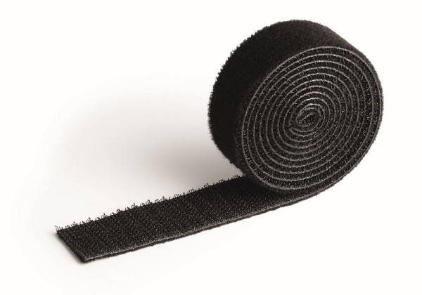 DURABLE Klett-Kabelbinder CAVOLINE® GRIP 20, 100 x 2 cm (L x B), schwarz, 503201
