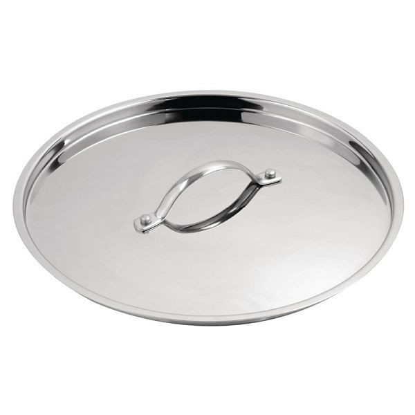 Vogue Tri Wall Edelstahl-Deckel 28cm, geschirrspülergeeignet, Y426
