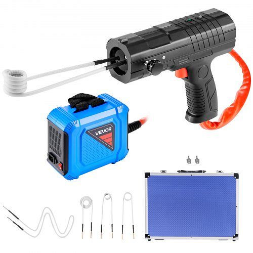 VEVOR Induktionsheizgerät 1800W, magnetisch, zum Entfernen rostiger Schrauben, Autowerkstatt mit 4 Spulen, CGYJRQZJTJSCHCAQC001V2