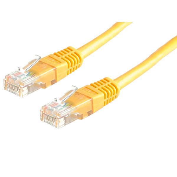 VALUE Patchkabel Kategorie 6 (Class E) UTP, gelb, 3 m, 21.99.1552