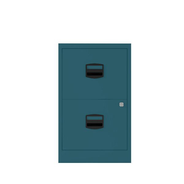 Bisley Home Hängeregistraturschrank PFA, 2 HR-Schubladen, 653 ozeanblau, PFA2653