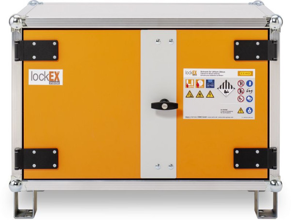 Cemo Akku-Lagerschrank 8/5, mit Füßen, 12105, 4052886482025