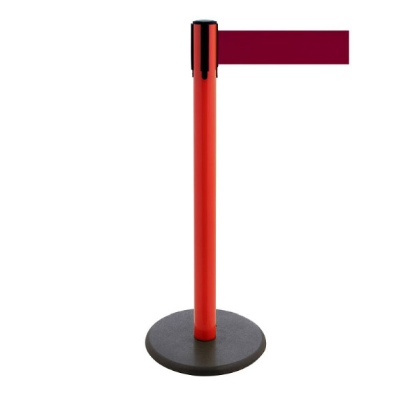 Stein HGS Personenleitsystem -P-Line Premium-, rot, burgunder, mit magnetischem Gurtendstück, Gurtlänge: 3,8 m, 34241d-1504