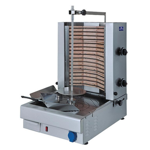 Mastro Elektro-Dönergrill mit 2 Heizzonen, Motor unten, 30 kg, 9830N