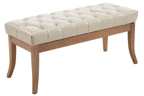 CLP Sitzbank Ramses Kunstleder antik-hell 100, creme, 152003904