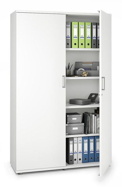 Deskin Flügeltürenschrank MULTI MODUL-PRO, Dekor weiß, B 1200 x H 1890 x T 420 mm, 351817