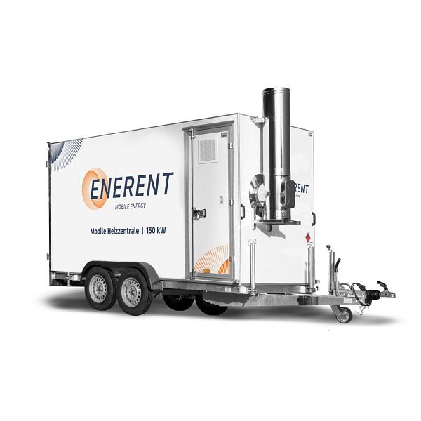 ENERENT Heizanhänger 150kW, Heizmobil, mobile Heizzentrale, ERHMO150