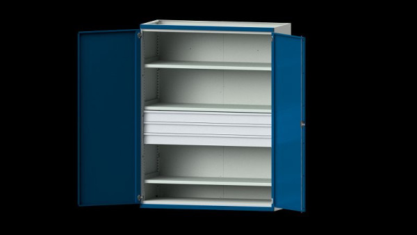 ANKE Werkbänke Schwerlastschrank, Modell 303, 1485 x 690 x 1950 mm, RAL 7035/5010, 621.083