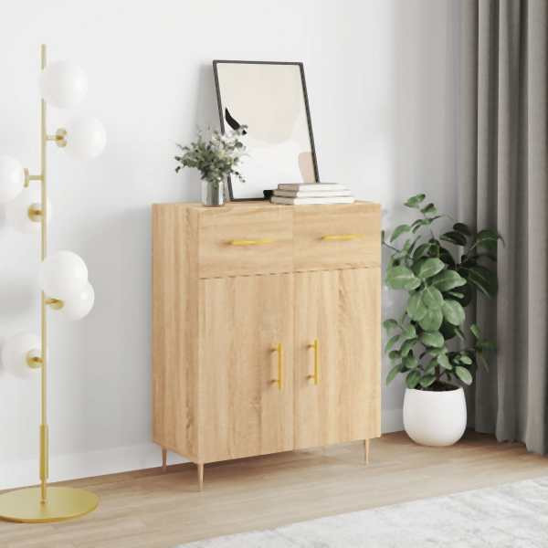vidaXL Sideboard Sonoma-Eiche 69,5x34x90 cm Holzwerkstoff, 827967