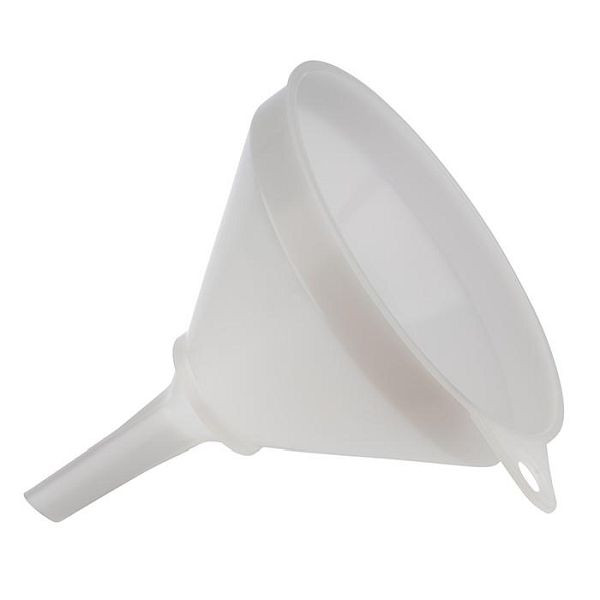 APS Trichter, Ø 17 cm, Höhe: 20 cm, Polyethylen, weiß, Durchlass: Ø 17 mm, mit Aufhängeöse, 30070