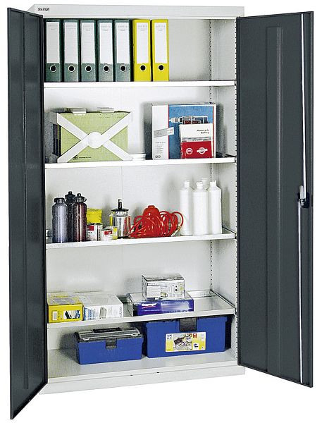stumpf TM Werkzeug- und Materialschrank 3000, RAL 7035/7016, 4 Wannen, 1000mm Breit, 3008071