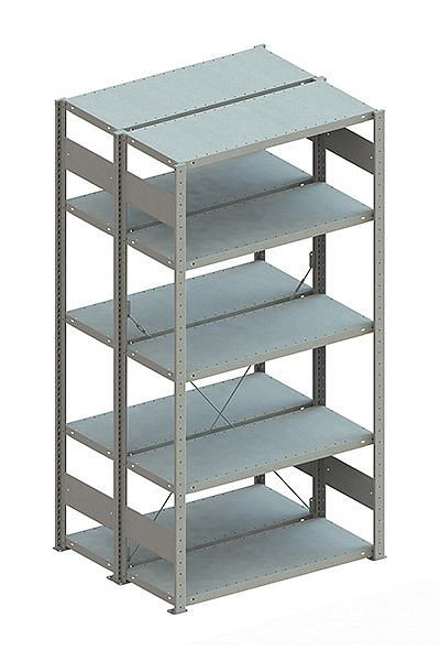 Meta CLIP 100 DGR 2000x1000x400 mm, RAL 7035, Bodenanzahl: 2 x 5, 20070668