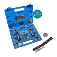 Produktbild von RepTools Bremskolbenrücksteller 18-teilig mit Drahtbürste und 3 Pin Adapter, XXL-118549 RepTools Bremskolbenrücksteller 18-teilig mit Drahtbürste und 3 Pin Adapter, XXL-118549