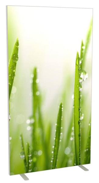 Deskin Stellwände NAPLES, Stoff schwer entflammbar, Gräser, H x B 1740 x 940 mm, 289016