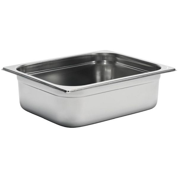 Gastro M Edelstahl GN-Behälter 10cm GN1/2, verstärkte Kanten, GR716
