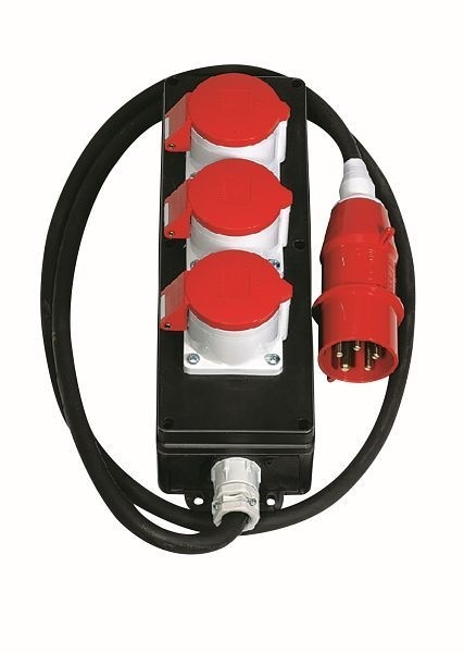 Steidele Vollgummi-Steckdosenleiste SLV 16.0/3-0, 8440