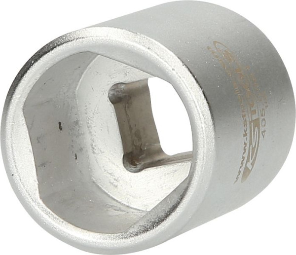KS Tools Einspritzpumpen-Stecknuss für Zentralschraube, Durchmesser 35 mm, Länge 42 mm, 405.0081