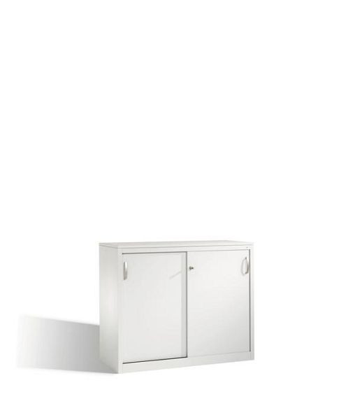 C+P Sideboard mit Schiebetüren Acurado, H1000xB1200xT500mm, Farbe: Lichtgrau, Bügelgriff, 2056-00 S10040