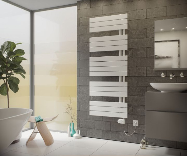 Ximax Elektrischer Handtuchwärmer P2-Open 1720 mm x 700 mm 900 Watt Typ 3 Weiß RAL 9003, 10731