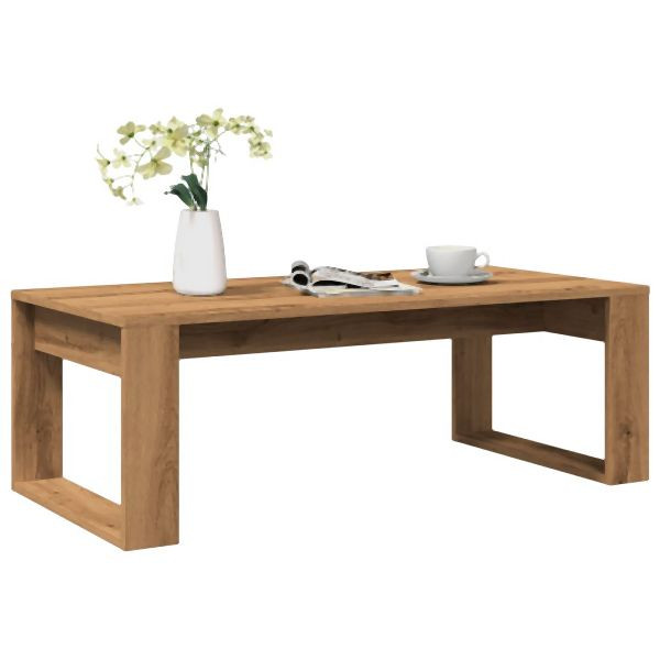vidaXL Couchtisch Artisan-Eiche 102x50x35 cm Holzwerkstoff, 856681