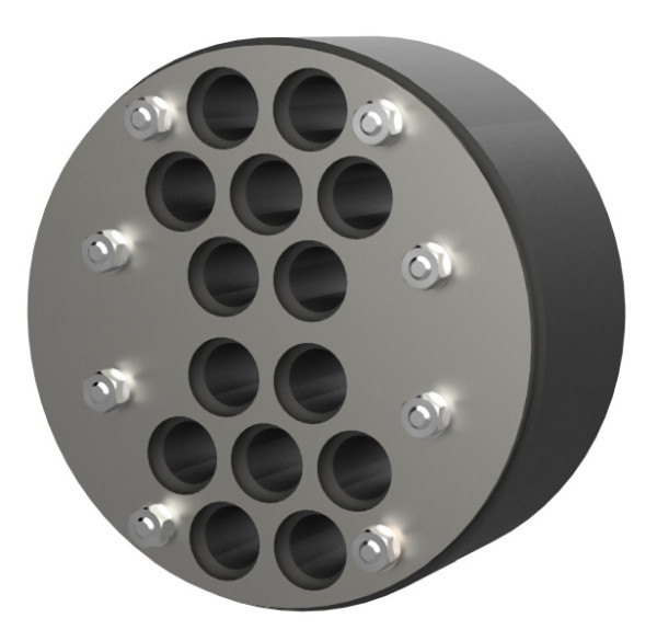 Hauff Individuelle Ringraumdichtung mit Edelstahlpressplatten HRD150 14x16 b60 A2/EPDM55, 2703270011