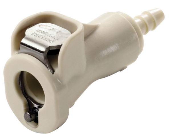 Bürkle Schnellverschluss- Kupplungen, Mutterteile, Schlauchkupplung mit Schlauchtüllen POM, Ø: 4,8 mm, mit Ventil, 8741-1203