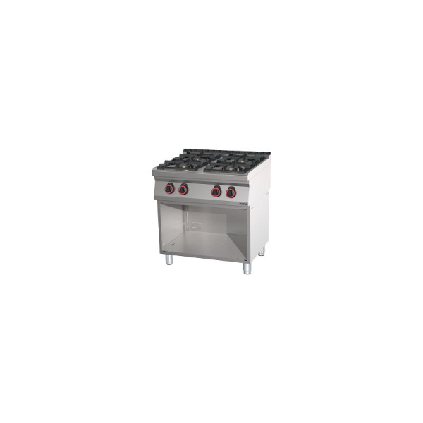 Casselin Gasherd mit 4 Kochstellen und Unterbau 80 - Linie 700, C7FOG4F80S