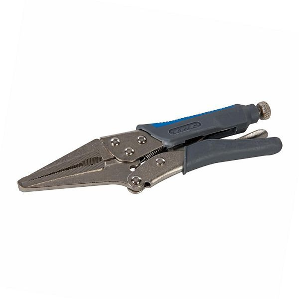 Silverline Langbacken-Gripzange mit Weichgriff, 165 mm, 633582