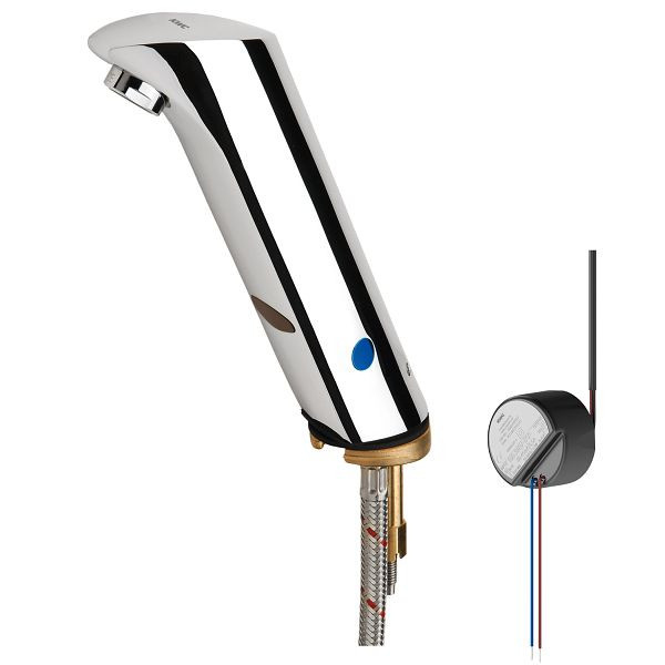 KWC Standventil, PROTRONIC-S, opto-elektronisch gesteuert, ohne Mischung, Messing poliert verchromt, Wandeinbau-Netzteil 100-240 VAC, 2000102697