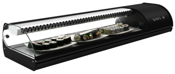 Neumärker Royal Cooling Sushi 6, 6x GN 1/3 x 40 mm, Kompressor rechts, 05-70505BK