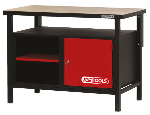 KS Tools Werkbank mit 1 Tür, H840xB1200xT600mm, 865.0001