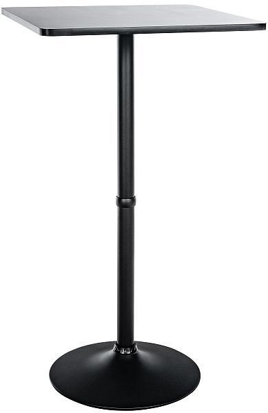 CLP Stehtisch eckig, schwarz/schwarz, 323335, 4255716305789