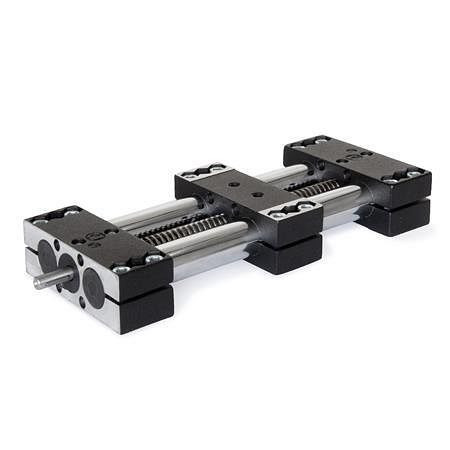 Ganter Doppelrohr-Lineareinheiten, Einzelschlitten (GN 491-30-200-R1-SCR), 491-30-200-R1-SCR