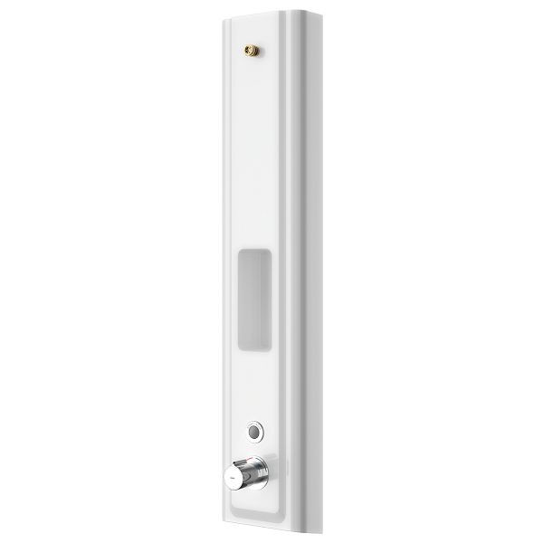 KWC Duschpaneel, F5, elektronisch, Miranit, Thermostat, für Duschkopf, Ablage, für Batterie/Netzteil, 2030056574
