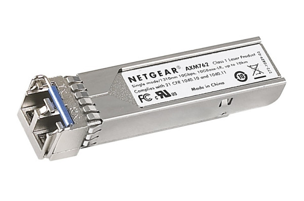 Netgear SFP+ Modul, 10GBASE-LR, LC Stecker, Singlemode, 10km, AXM762-10000S