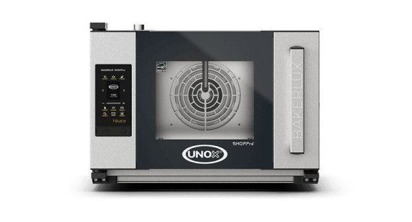 UNOX BAKERLUX SHOP.Pro TOUCH Professioneller Konvektomat mit Wasserdampf Stefania.Matic 3 Einschübe 460x330 Elektrisch Türöffnung rechts, XEFR-03HS-ETRV