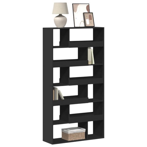 vidaXL Bücherregal Schwarz 100x33x187,5 cm Holzwerkstoff, 3309349