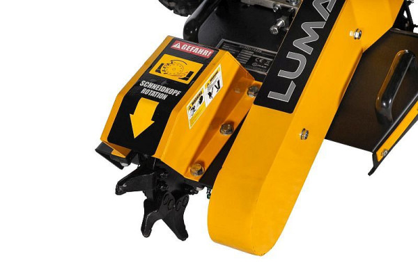 LUMAG Baumstumpffräse OHV Benzinmotor 9,7 KW, mit 9 hartmetallbestückten Fräszähnen, BSF-15